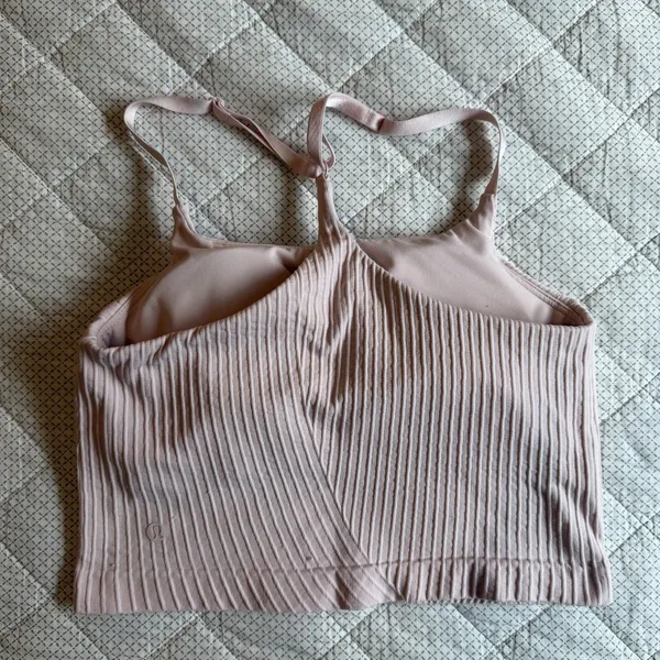 Lululemon | Women's | Athletic | Strappy Seamless Yoga Shelf Tank | Pink | 4 - Image 6