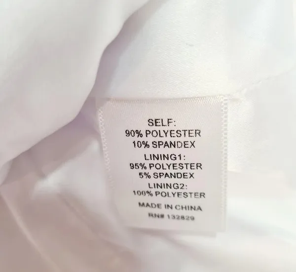 MORE TO COME Eva Strapless Dress in White Medium - Image 9