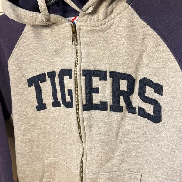 Majestic MLB Detroit Tigers Women Zip Up Hoodie Size S - Image 3