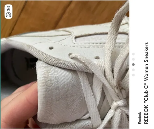 Reebok Club C Sneakers All White - Image 3