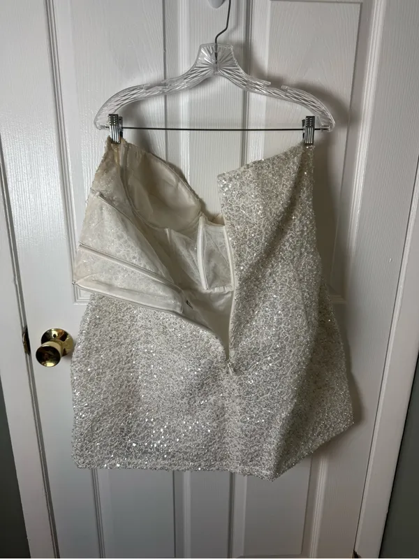 Nadine Merabi Alice Embellished Cocktail Minidress 14 - Image 9