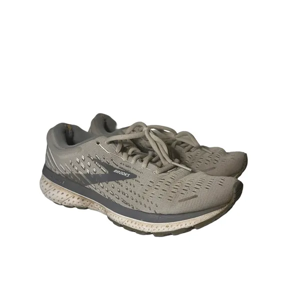 Brooks Ghost 13 Womens 8.5 Gray Running Shoes Lace Up Low Top - Image 2