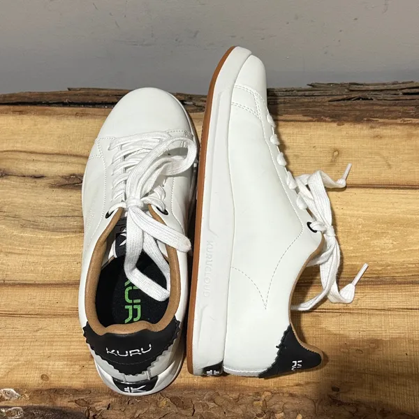 KURU Roam Classic leather sport sneakers white‎ NEW 7.5 A34 - Image 9