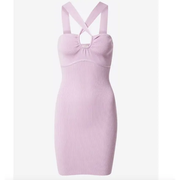 NWOT Abercrombie & Fitch Knitted Dress in Light Pink Size M Tall - Image 2