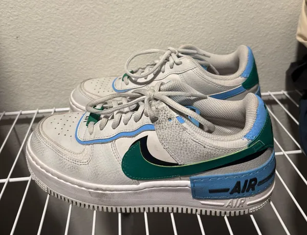 Nike AF1 Shadow University Blue - Image 4