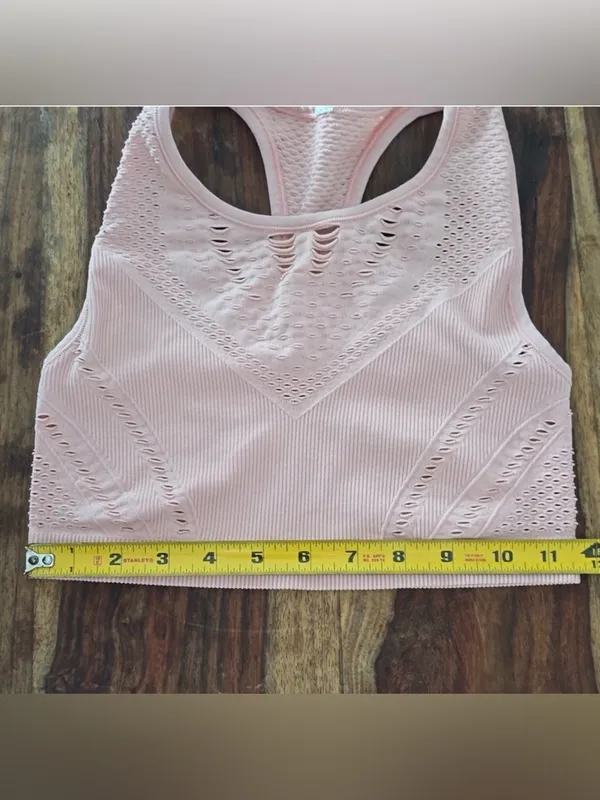 ALO Yoga Lark Perforated Sports Bra - Image 6