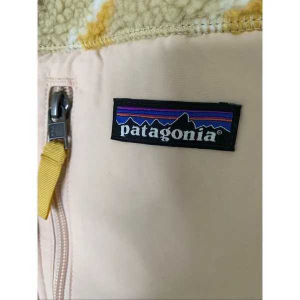 Patagonia Classic Retro-X Fleece Vest take root natural women's size small 23083 - Image 4