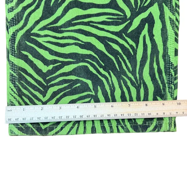 BDG Wide Leg Urban Outfitters Corduroy Pants 29 x 32 Juno Green Zebra Carpenter - Image 11