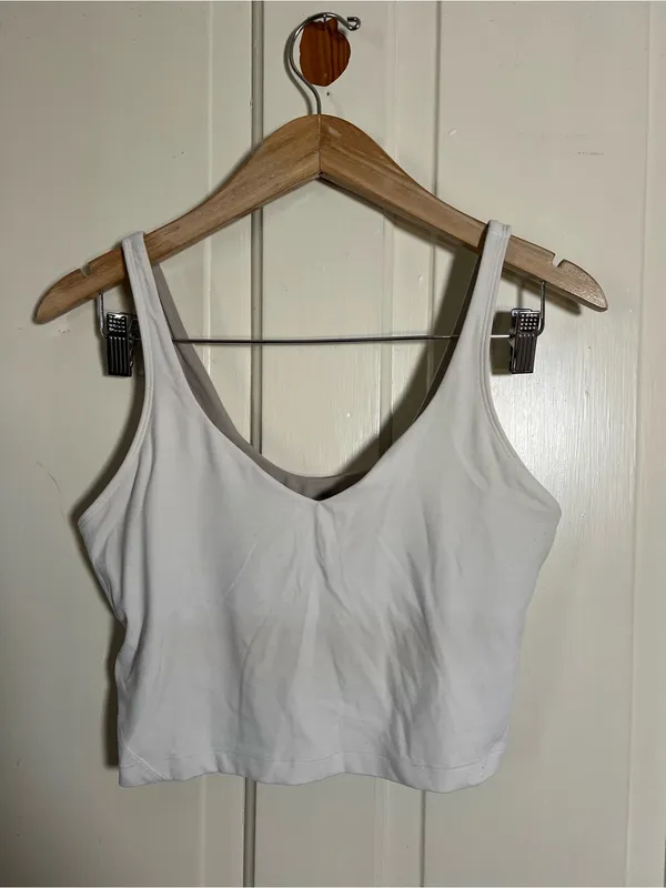 Lululemon Align Tank Top White Size 4? - Image 2
