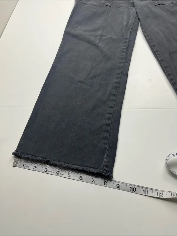 Faherty Womens Size‎ 29 Grey Gray Straight Leg Pockets Cargo Pant WBS2223 FLAW - Image 12