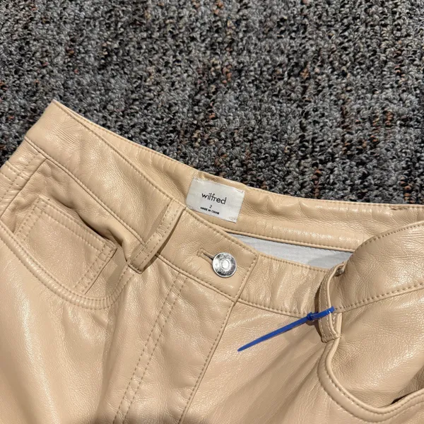 Aritzia Wilfred Leather Pants - Image 2