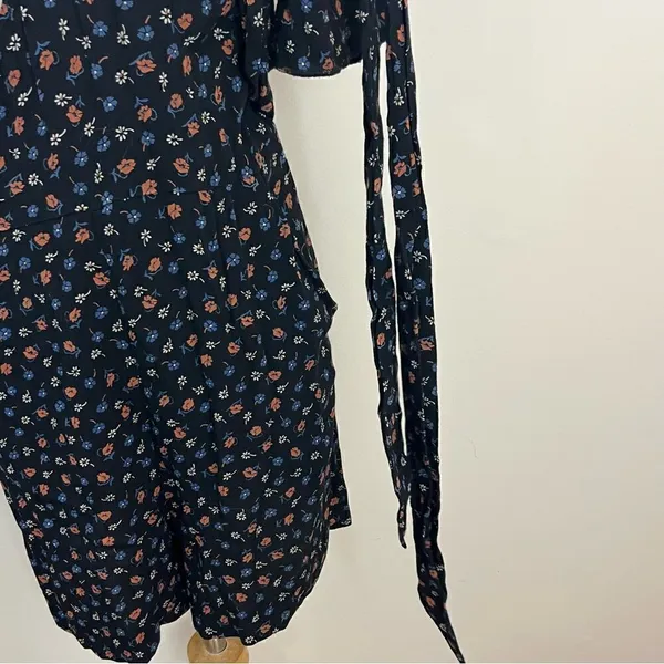 Madewell Wrap-Front Romper in Prairie Posies 4 - Image 8