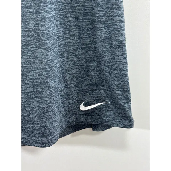 Nike Dri-FIT Training Top Dark Gray Space Dye Heather Women Large Outdoor Casual - Image 2
