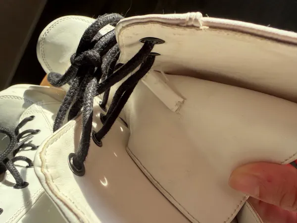 White Leather Camel 203 Demonias - Image 7