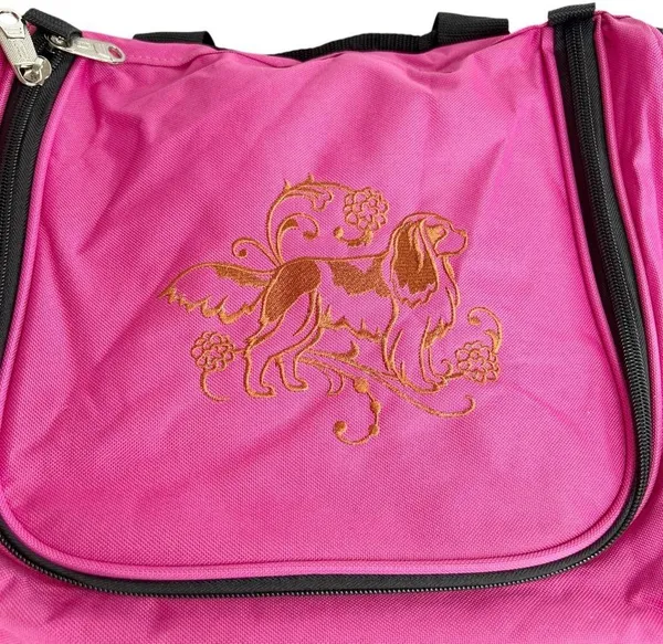 NWT Totes Isotoner Bright Pink Travel Carry On Duffle Bag Luggage - Image 5