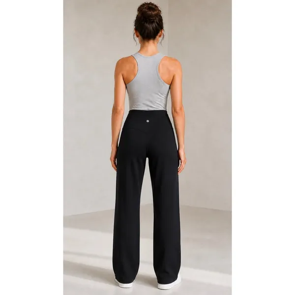 Lululemon Align High-Rise Wide-Leg Pant Black Size 0 Nulu 30 Inseam - Image 6