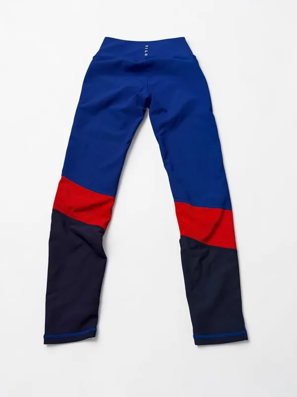 Wilo The Label Colorblock Ribbed High-Waisted Leggings‎ Size S - Image 3