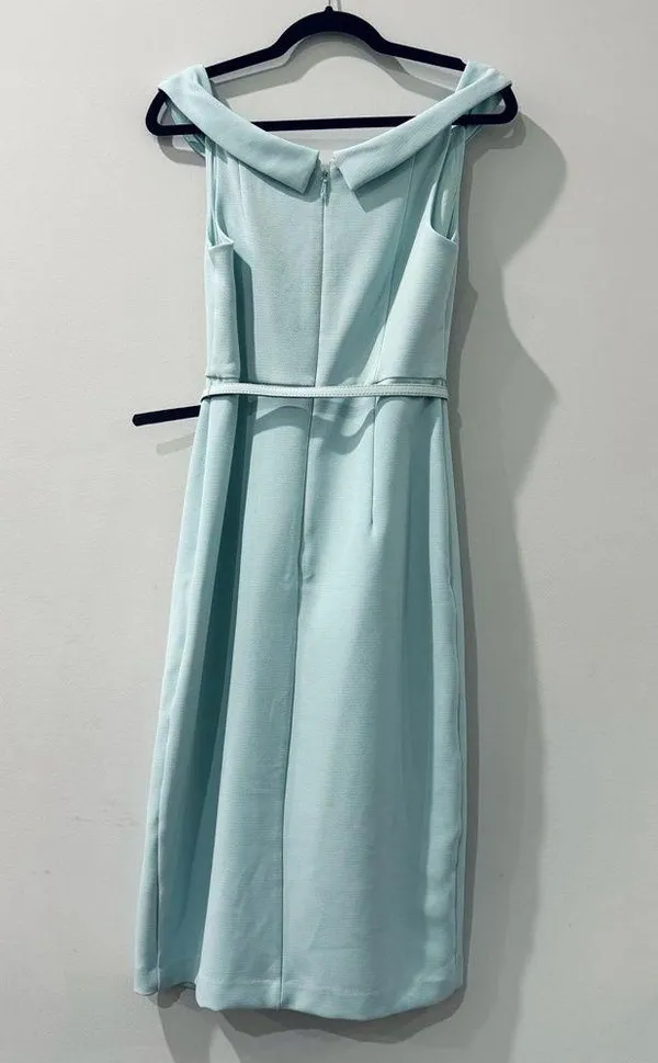 New York And Company Eva Longoria NYC Collection Off Shoulder Midi Dress. Size 4. NWT - Image 4