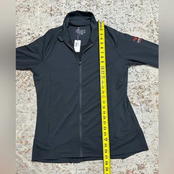 Peter Millar fitted Golf Jacket black size XL full zip NEW - Image 4