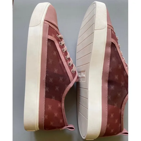 Sam Edelman Evelyn, Pink EE Mesh Women Sneakers‎ - Image 4