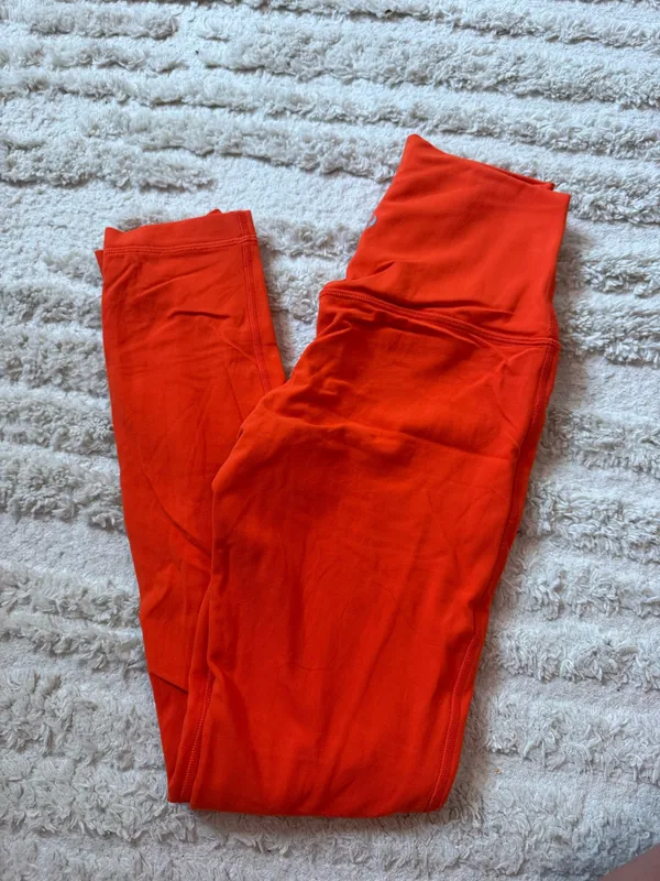Orange Lululemon Align Leggings 25" - Image 5