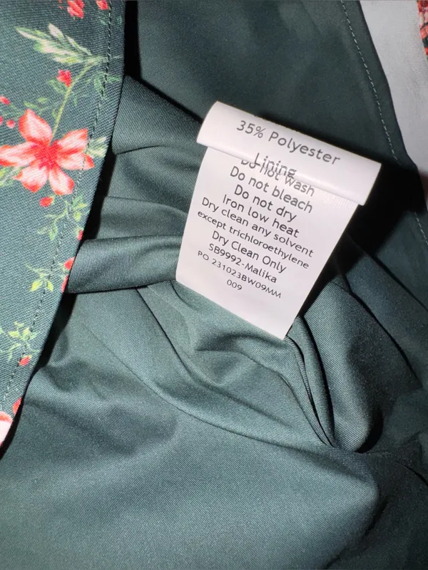 NEW House of CB MALIKA Green Floral Corset‎ long sleeve Mini Dress sz XS - Image 11