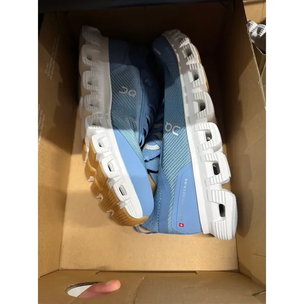 On Women's Cloud 6 Versa Shoes Dust White Blue Size 9 NWB No Lid ($170 Retail) - Image 7