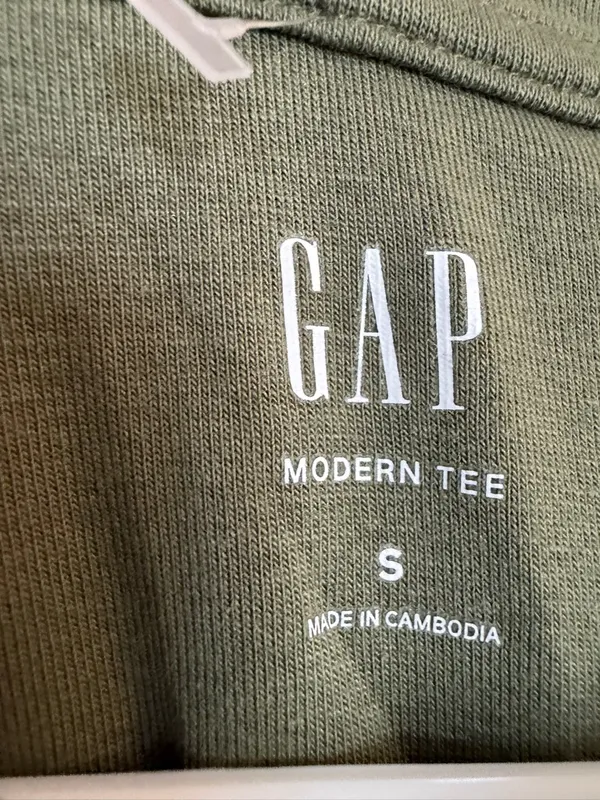 GAP Olive Green Modern Tee - Image 3