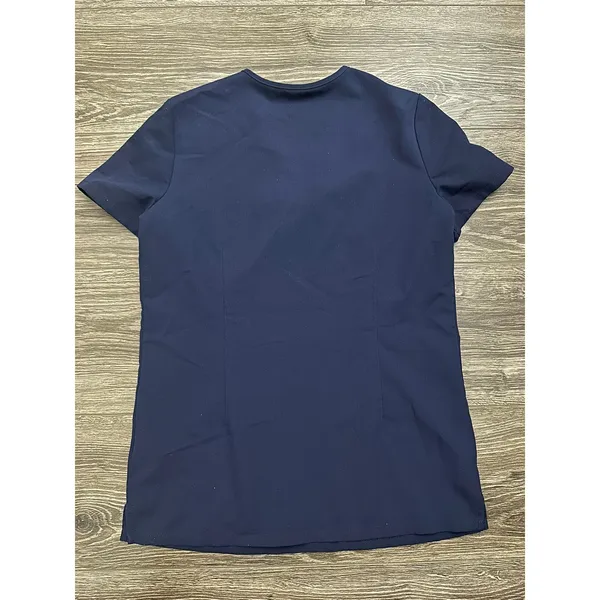 Figs Navy Blue V-Neck Scrub Top size XXS - Image 6
