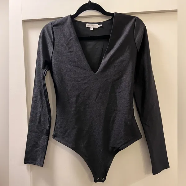 NWOT Good American Black Bodysuit - Image 2