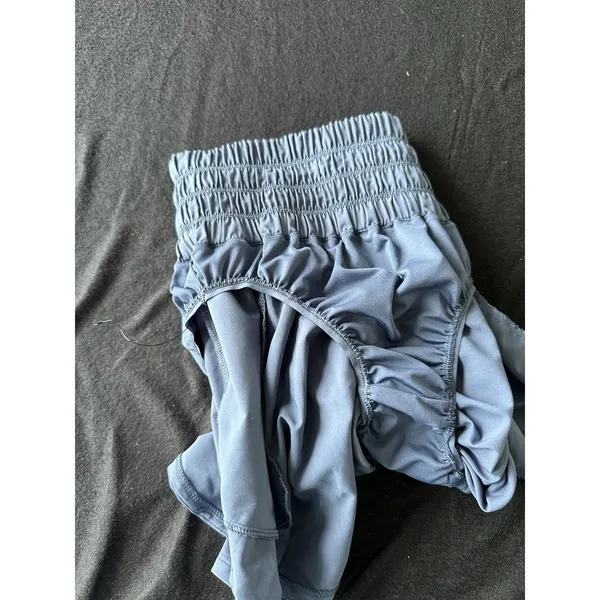 Nike One Women's Dri-FIT Ultra High-Waisted 3" Brief-Lined Shorts Gray Size S - Image 7