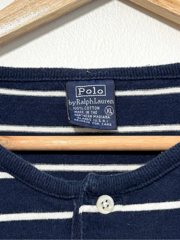 Ralph Lauren Striped Vintage Relaxed Oversized Fit Size Medium Womens Vtg 90s - Image 3