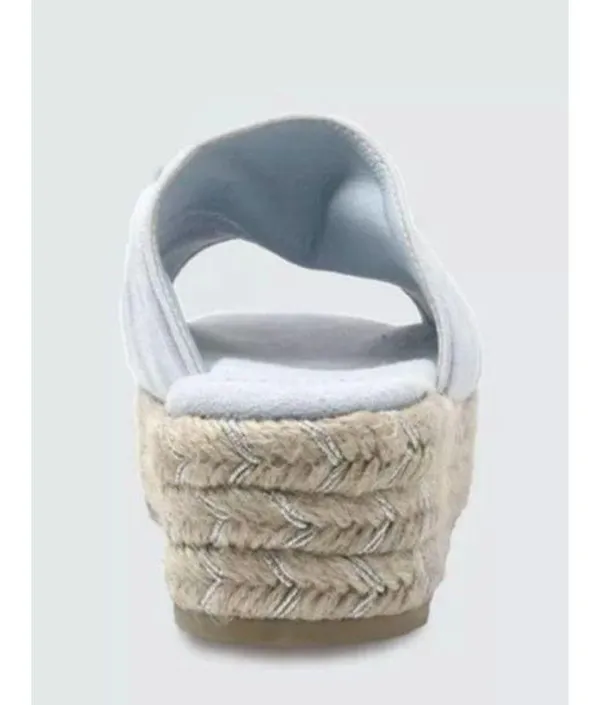 Nalho Sai Yoga Mat Platform Espadrilles Light Baby Blue Twist Comfort Sandals 6 - Image 4