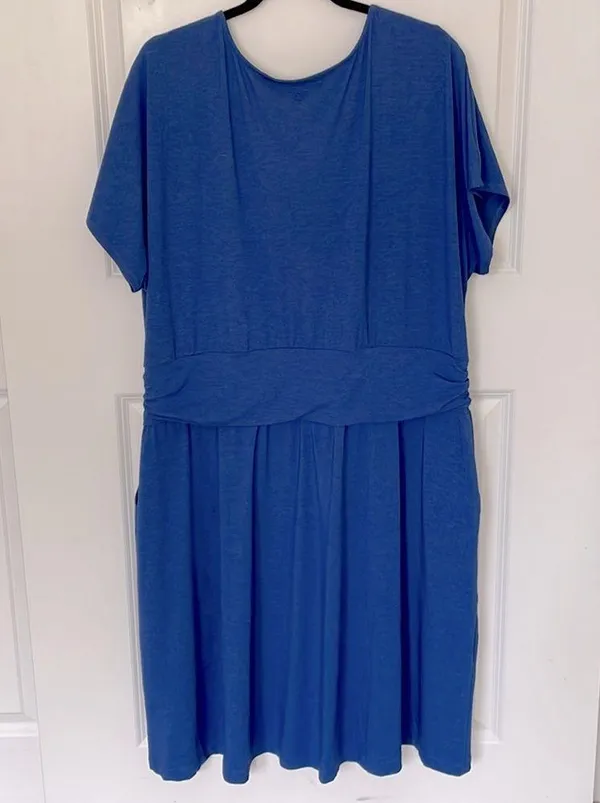 Betabrand Canopy Dress Seaglass Blue 2X - Image 3