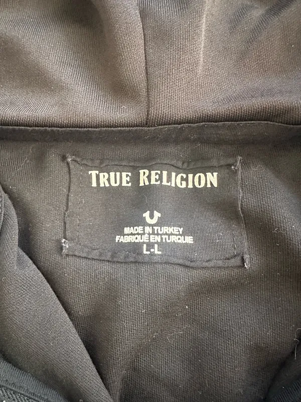 True Religion Men’s Hoodie jacket size large - Image 4