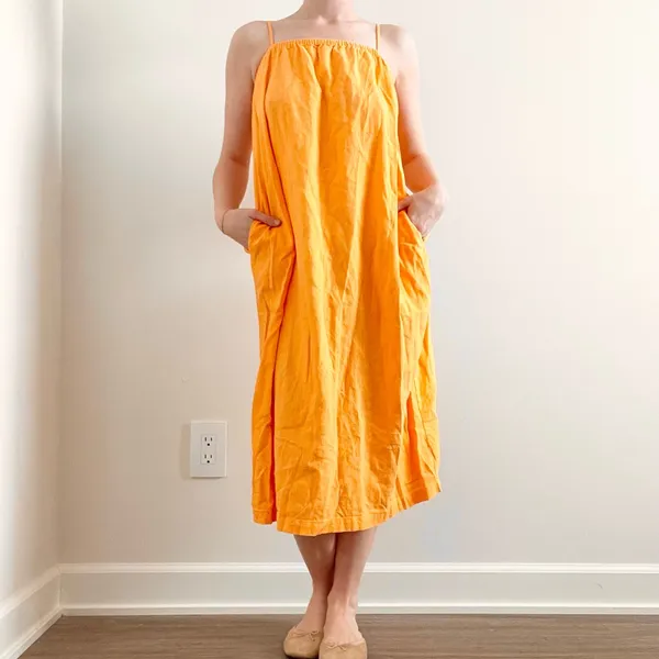 A New Day Linen Blend Midi Dress - Image 2