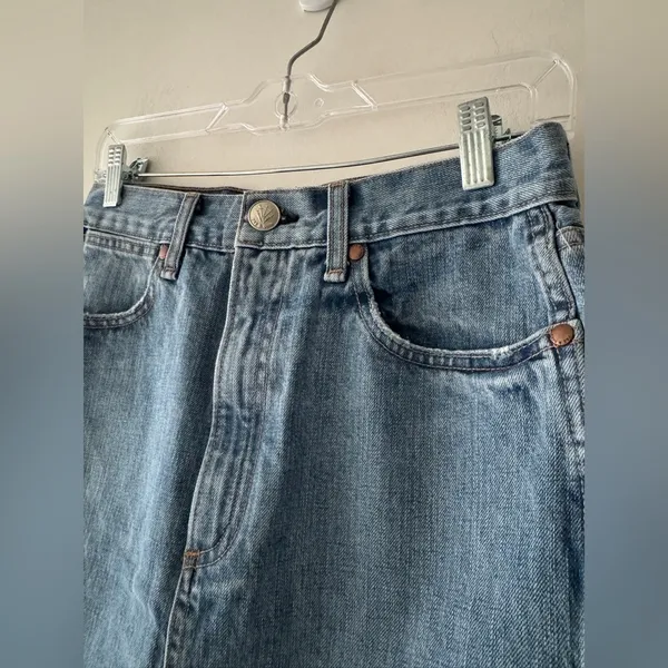 Rag &‎ Bone Denim Moss Skirt Clean Levee - Image 4