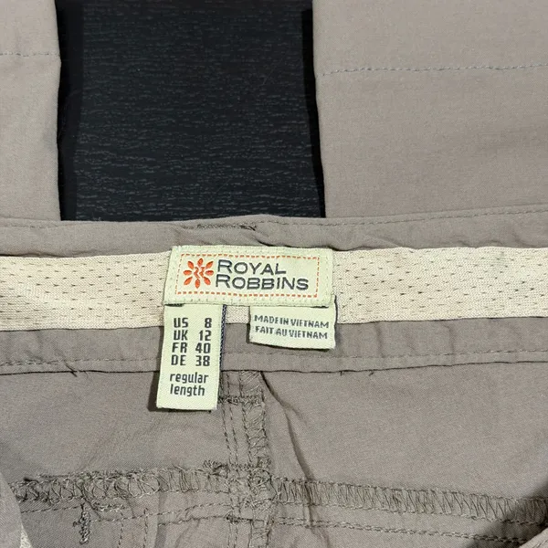 Women’s Royal Robbins Brown Hiking Pants Size 8 - Image 6