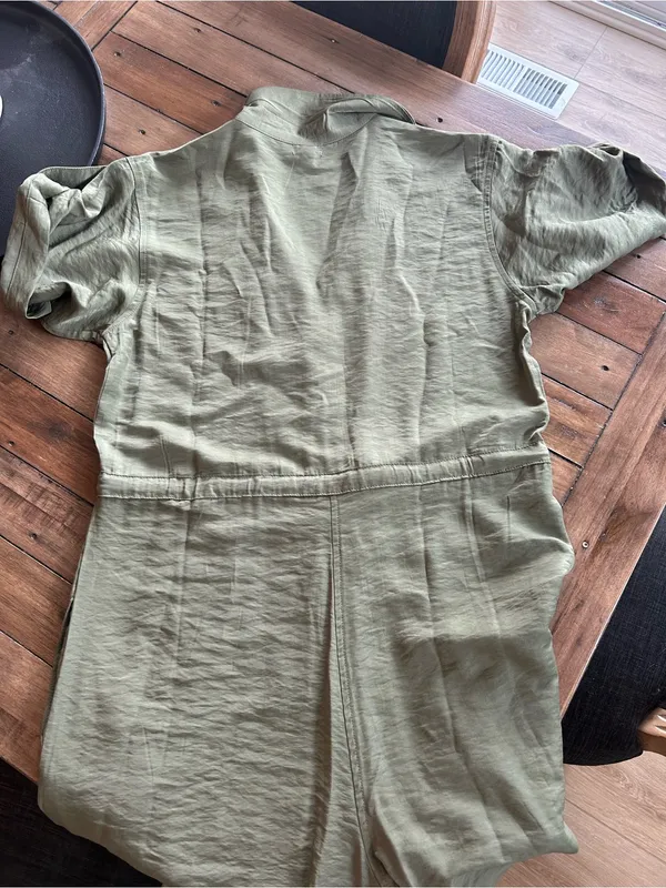 Anthropologie Tiny Heidi Green Jumpsuit M - Image 12
