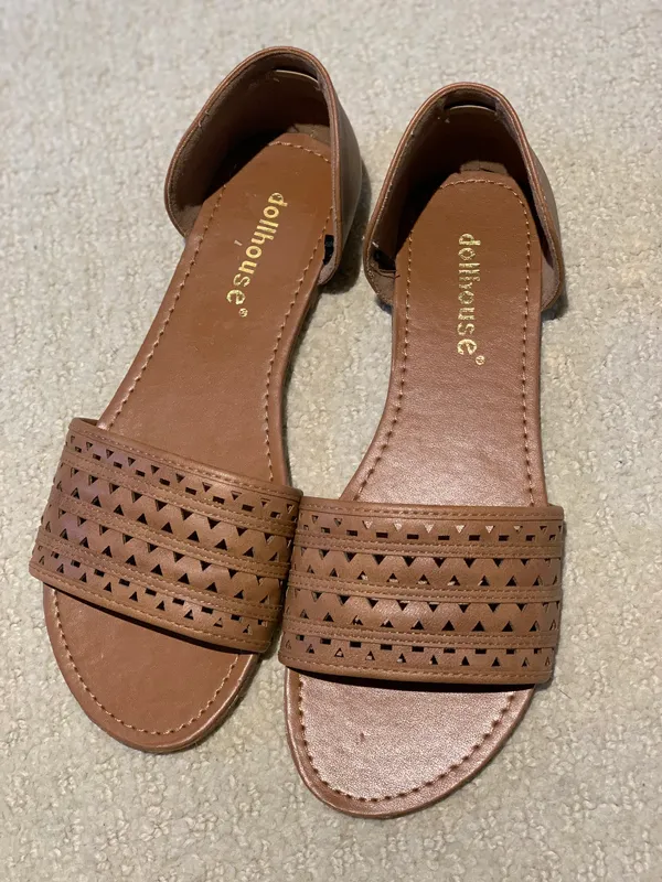 Dollhouse Open-Toe Flats - Image 4