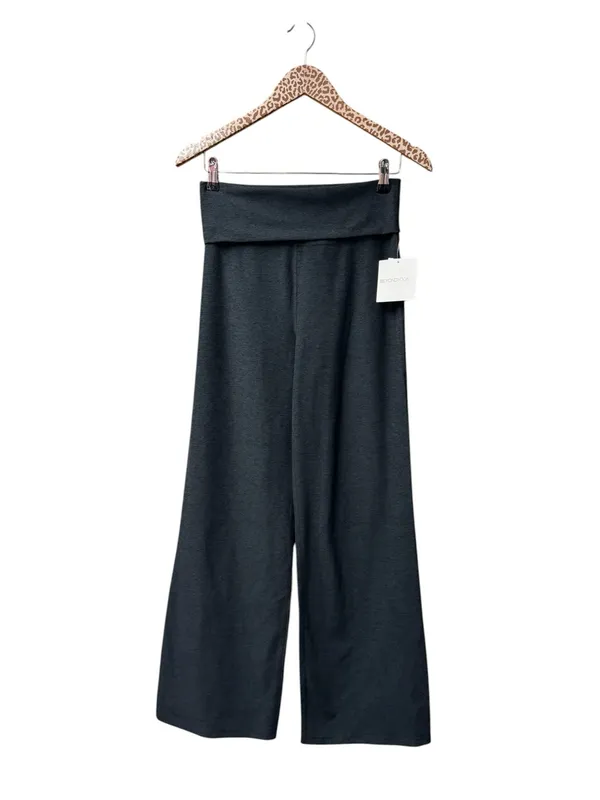 Beyond Yoga Spacedye Foldover Space Dye Wide Leg Pants Darkest Night XS NEW NWT - Image 2