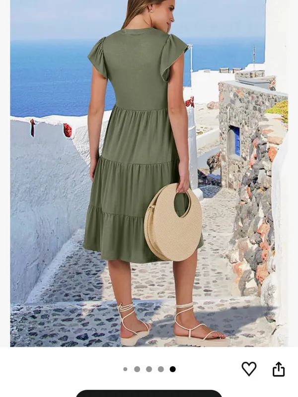 Olive Tiered V - Image 2
