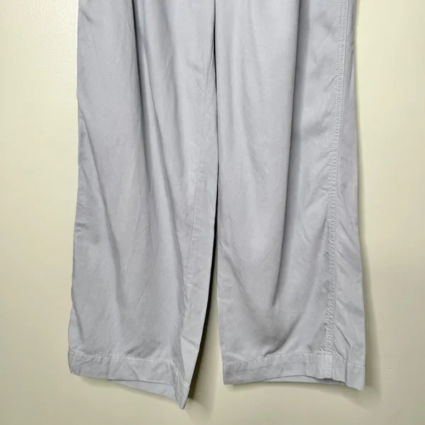 Madewell The Petite Neale Straight Leg‎ Pants Drapeweave Overcast Blue 4 Petite - Image 10