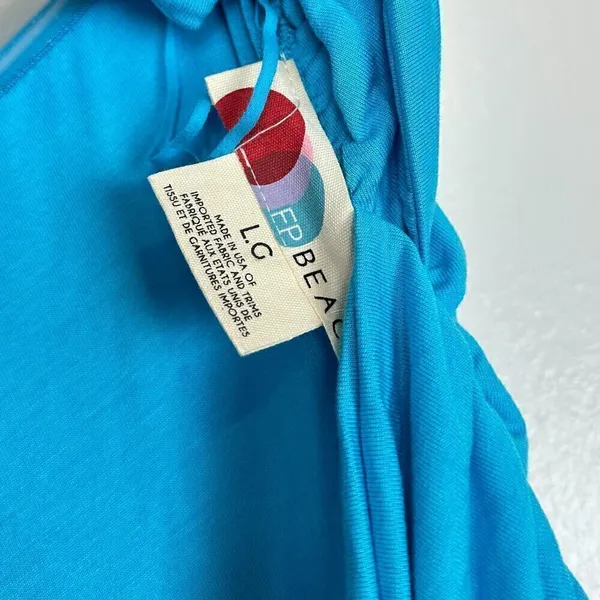 FREE PEOPLE Embrace Midi in Scuba Blue Size Large - Image 9