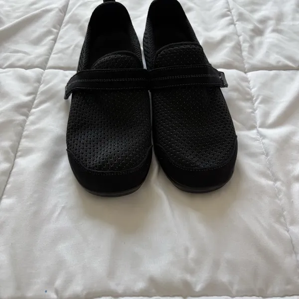 Orthofeet‎ Quincy Slip On Shoes Sneakers Womens 8 Black Comfy Workwear - Image 4