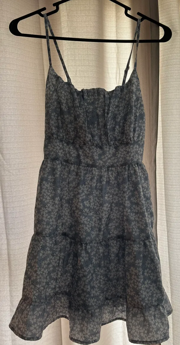Blue And White Floral Sundress - Image 3