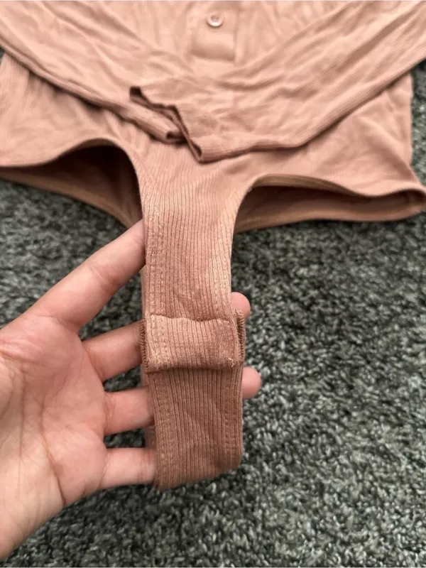 CLYQUE Brown Bodysuit Size XS 0277 - Image 2