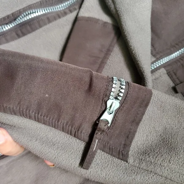 Very warm brown thick fleece by free country size small women's - Image 6