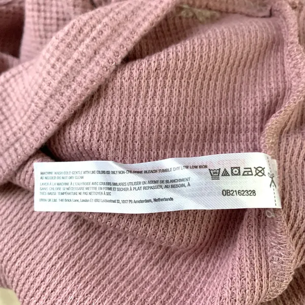 Urban Outfitters Out From Under Cosima Collared Top & Kick Flare Pant SET Mauve - Image 14