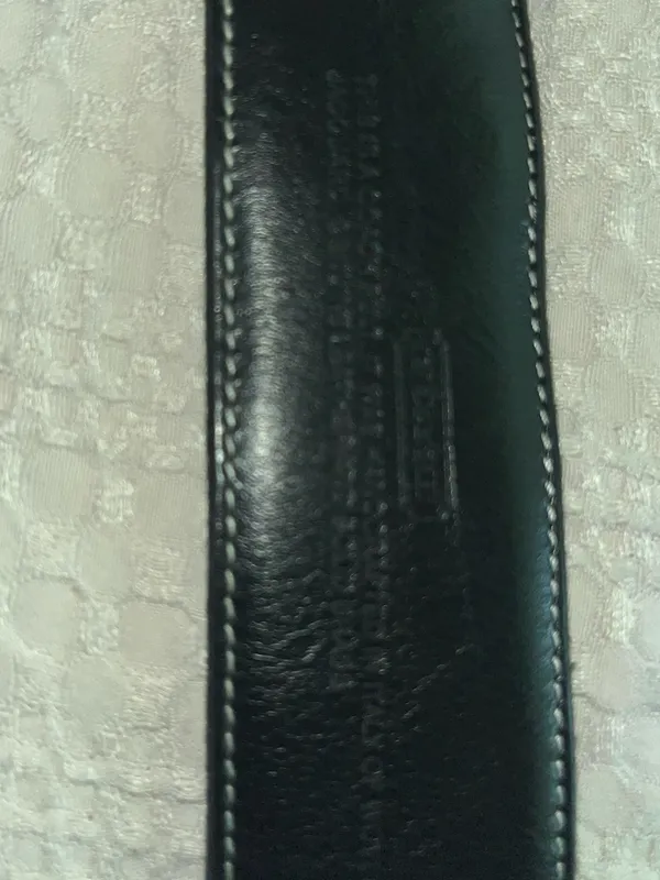 Coach Vintage Signature Jacquard Belt with Silver Buckle - Image 8